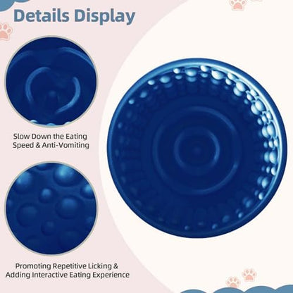 Dog Lick Bowl, Non-Slip Freeze Slow Feeder Small Medium, 1.6 Cup - Image 3