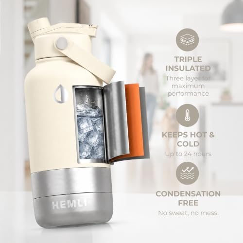 32 oz. Dog Water Bottle, Insulated Dog Travel Water Bottle, Stainless Steel Pet Water Bottle Dispenser Portable Food and Water Bowl for Dogs for Walking Dog Canteen Travel Kit - Image 3
