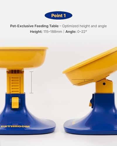 PETHROOM Well Fit Elevated Dog Bowl Stand, Beige - Image 5