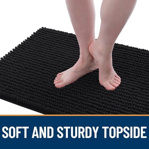 OLANLY Dog Door Mat for Muddy Paws 36x24, Extra Absorbent Chenille Mud Mat - Image 3