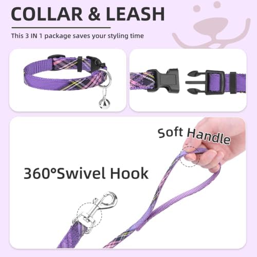 PUPTECK Dog Harness, Collar and Leash Set No Pull for Small Medium Sized - Image 4