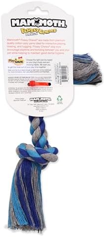 Mammoth Pet Products Flossy Chews Cottonblend Color Rope Bone, Medium, 12-Inch,MultiColored,20004V - Image 2