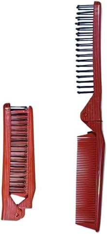 Folding Small Dog Grooming Brush (Red) by MAEELOU