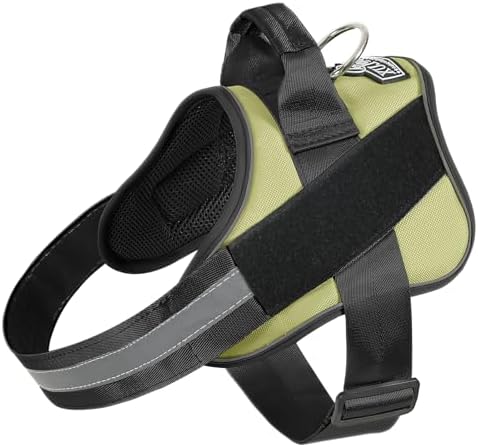 Dog Harness, No-Pull Reflective Dog Vest, Breathable Adjustable Pet Harness with Handle for Outdoor Walking - No More Pulling, Tugging or Choking by Bolux
