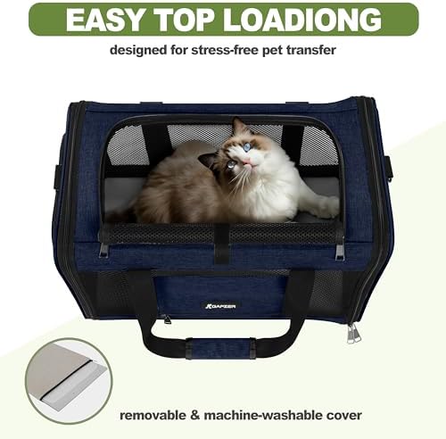 GAPZER Cat Carrier 18x11x11 United Airline Approved, Soft Pet Flying Kennel - Image 5