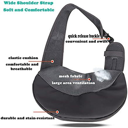 Love Dream Dog Sling Carrier for Small Dogs Cat Puppy Crossbody Bag Carrier - Image 5