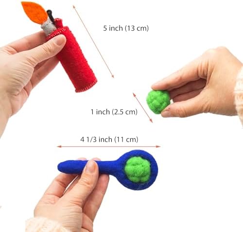 Glaciart One Catnip Pipe, Nuggets and Lighter Cat Toy Set | Cat Crack for Funny Kittens, Stimulating Toys for Boredom, Exercise & Play | Filled w/Organic Catnip to Excite/Calm Kitty | Organic Idea - Image 5