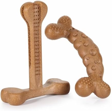 Small Tough Dog Chew Toys for Aggressive Chewers 2 Pack Under 20LBS by Unknown