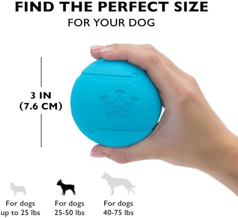 Chew King Fetch Balls Extremely Durable Natural Rubber Toy Pack of 3 - 3 inch Balls (CM-0263-CS01) - Image 4