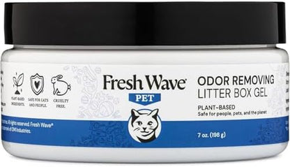 Fresh Wave Litter Box Gel, 7 oz - Cat Odor Eliminator for Home by FreshWave