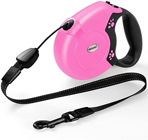 360°No Tangle 26 Ft Retractable Dog Leash for Dogs up to 99lbs by WRSOMIT