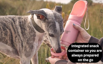 Stainless Steel Dog Travel Water Bottle, Vacuum Insulated Portable Dog Water Dispenser, Drink Cup and Snack Container On The Go, Outdoor Walking, Hiking, Travel (Cobalt) - Image 6