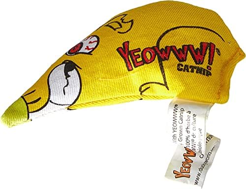 YEOWWW! Chubby Mouse Organic Catnip Cat Toy, 10cm, 2-pack - Image 2