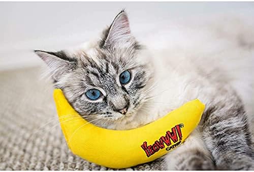YEOWWW! DuckyWorld 100% ORGANIC CATNIP Leaf & Flower Cat Toy BANANA 3 PACK - Image 3