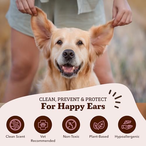 Natural Dog Company Ear Wipes for Dogs – Gentle Ear Cleaning Wipes for Wax, Odor & Itchy Ears, Soothing Cleaner with Aloe & Witch Hazel for Daily Care, 50 Count - Image 5