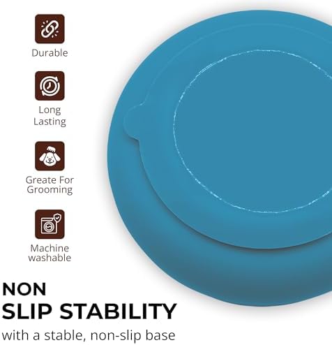 Silicone Slow Feeder Dog Bowls for Small Dogs & Puppies, Slow Eating Bowl - Image 4