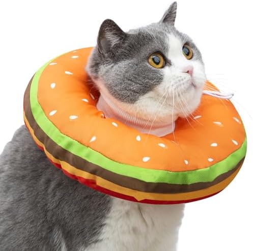 EWES Cat Cone Collar Soft,Elizabethan Collars After Surgery,Recovery Donut by EWES-Createsomesurprisesforyourlife