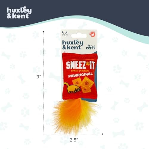 Huxley & Kent Plush Crinkle Catnip Cat Toy, Sneeze-It - Image 5