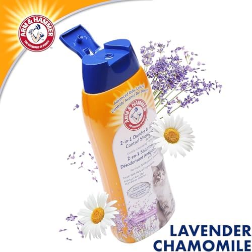 Arm & Hammer 2-in-1 Deodorizing Cat Shampoo, Lavender, 20 Fl Oz, 2-Pack - Image 2
