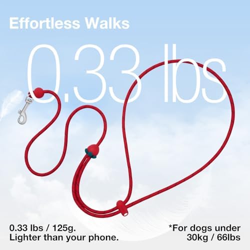 VETRESKA Crossbody Hands Free Dog Leash, 5FT Adjustable Leash (Strawberry) - Image 6