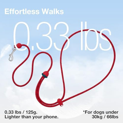 VETRESKA Crossbody Hands Free Dog Leash, 5FT Adjustable Leash (Strawberry) - Image 6