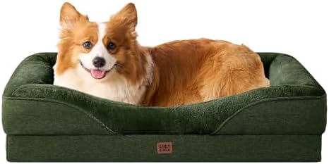 EHEYCIGA Orthopedic Dog Bed for Medium Dog, Memory Foam Dog Couch by EHEYCIGA