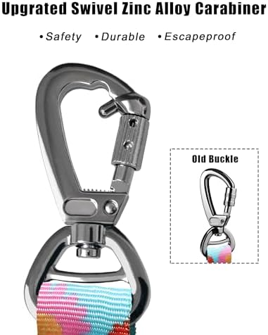 Hotsky Tactical Bungee Shock Absorbing No Pull Strong Dog Leash,Daisy,4-6FT - Image 5