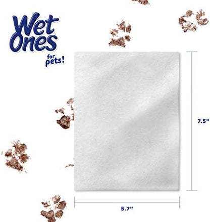 Wet Ones for Pets Deodorizing Dog Wipes, Tropical Splash, 100 Count, 3-Pk - Image 5