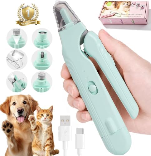 2-in-1 Dog Nail Grinder & Dog Nail Clipper for Sensitive Pets by RGIMF
