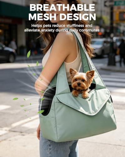 Lightweight Dog Purse with Large Pockets for Small Dogs up to 8 lb - Image 4
