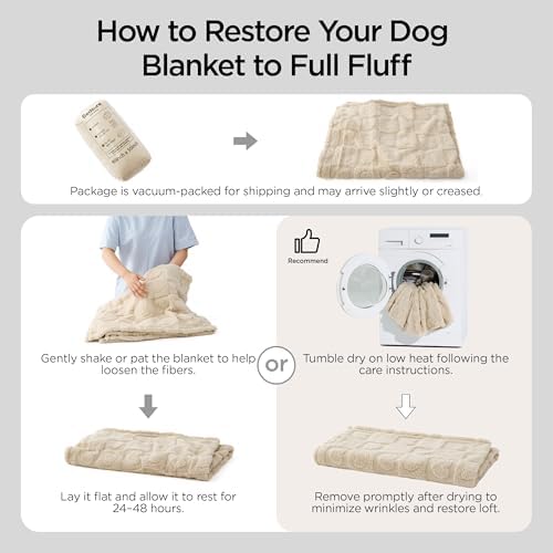 Bedsure Ultra Soft Dog Blankets for Medium Dogs Cats 300GSM Fleece,30x40 - Image 5