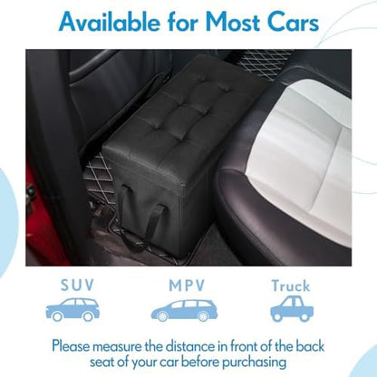 Car Back Seat Extender for Dogs up to 300lbs Car Seat Extender Back and Front Gap Filler with Storage Prevent Your Dogs from Falling Off(2 Pack) - Image 4