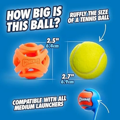 Chuckit! Air Fetch Ball Dog Toy, Medium 2.5in, 2 Pack - Image 7