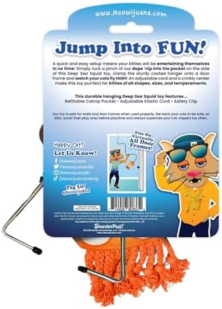 Meowijuana Jump 'n' Jamb Squid and Get Tangled Bundle for Cats - Image 6