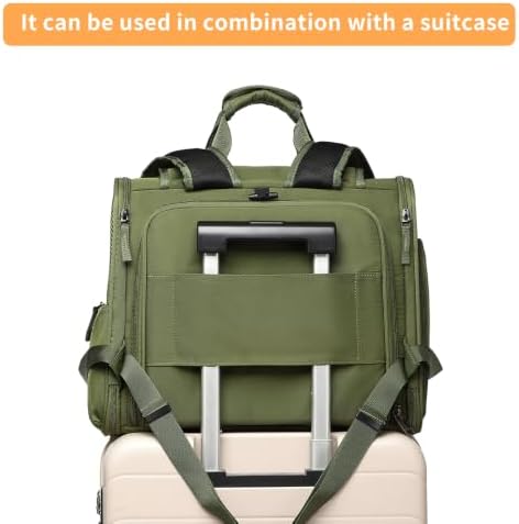 Pet Backpack Carrier for Small Dogs Medium Cats, Puppies,Breathable and Collapsible Design, Portable Travel Bag for Bearded Dragon,Rabbit Cage (Green, Small) - Image 5