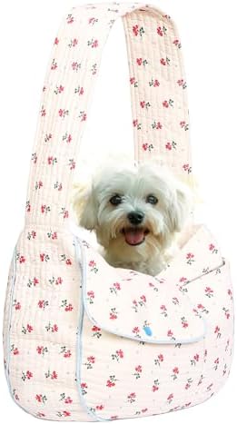 Pet Sling Carrier for Cat Small Dog Gifts for Pet Mom Girls, Small by YHSHYZH