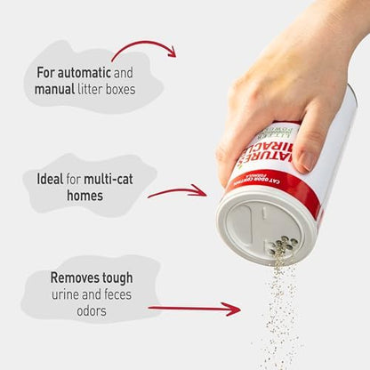 Nature's Miracle Litter Box Deodorizer Powder, Cat Odor Control | Unscented | 20 Ounces | Pack of 6 - Image 6