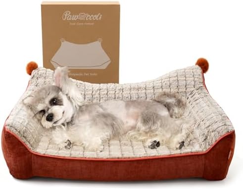 Orthopedic Dog Beds Couch Small Medium Sized Dogs, 30" L by Pawccoli