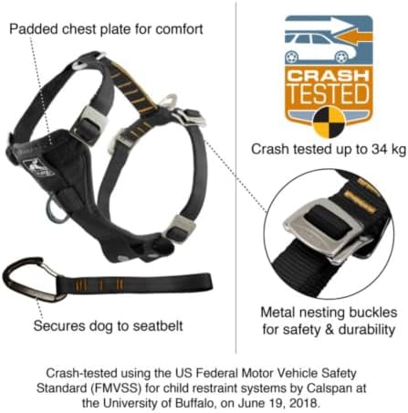 Kurgo Enhanced Strength Tru-Fit Smart Harness, Ink Blue, Large - Image 2