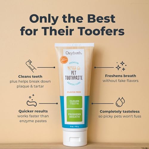 Oxyfresh Vets Professional Dog & Cat Dental Toothpaste Gel – Cleaner Teeth - Image 2