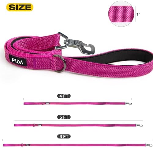Fida Heavy Duty Dog Leash for Medium Large Dogs, 6 FT, Dual Padded Handles - Image 5