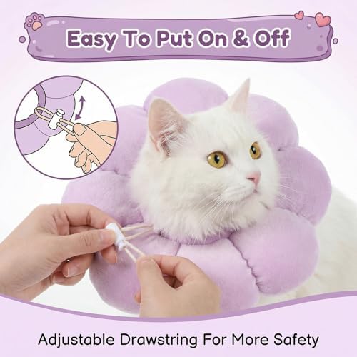 Cat Cone Collar, Adjustable Cat Recovery Collar - Image 5
