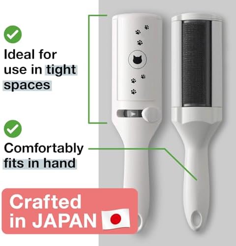 Necoichi Purrfection Neat & Easy Cat Hair Pet Hair Remover, Textured microfibers Trap Fur & lint Fast, Made in Japan - Image 5