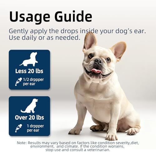 Dog Ear Cleaner, Dog Ear Drops for Infection Treatment, Natural Herbal Ear Cleaning Solution for Itching, Irritation & Wax Build-Up, Gentle Cleaning - 1 Oz Bottle with Dropper - Image 5
