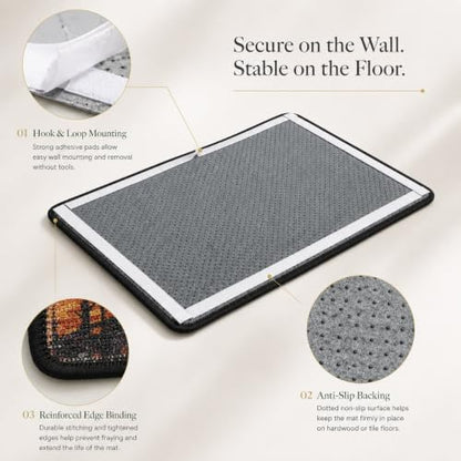 Art Sisal Cat Scratcher Mat, Cat Wall Scratchers for Indoor Cats - Image 6
