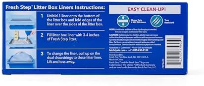 Fresh Step Drawstring Cat Litter Liners, Scented, 2.5 ft x 17 in, 7ct, 4-Pk - Image 7
