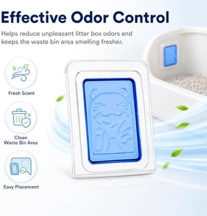 18 PCS Cat Litter Deodorizer Compatible with HHOLOVE self cleaning litter box Odor Control, Traditional Cat Litter Box Odor Eliminator, Ocean Scent - Image 2