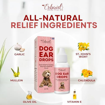 Dog Ear Cleaner – All Natural Ear Drops for Dogs Ear Infection – Eliminates Yeast Odor, Loosens Wax, Prevents Infections, Relieves Itching – Safe, Gentle, Effective Itchy Ear Relief, Made in USA - Image 5