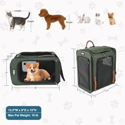 EliteField Deluxe Backpack Pet Carrier for Cats and Dogs (3-Year Warranty) - Image 4