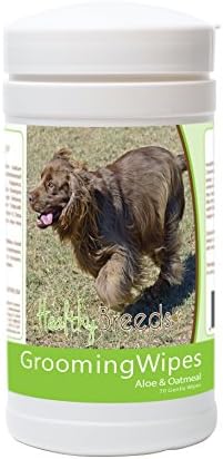Healthy Breeds Sussex Spaniel Grooming Wipes 70 Count by HealthyBreeds